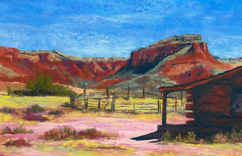 Entering Ghost Ranch by artist Joycelyn Schedler